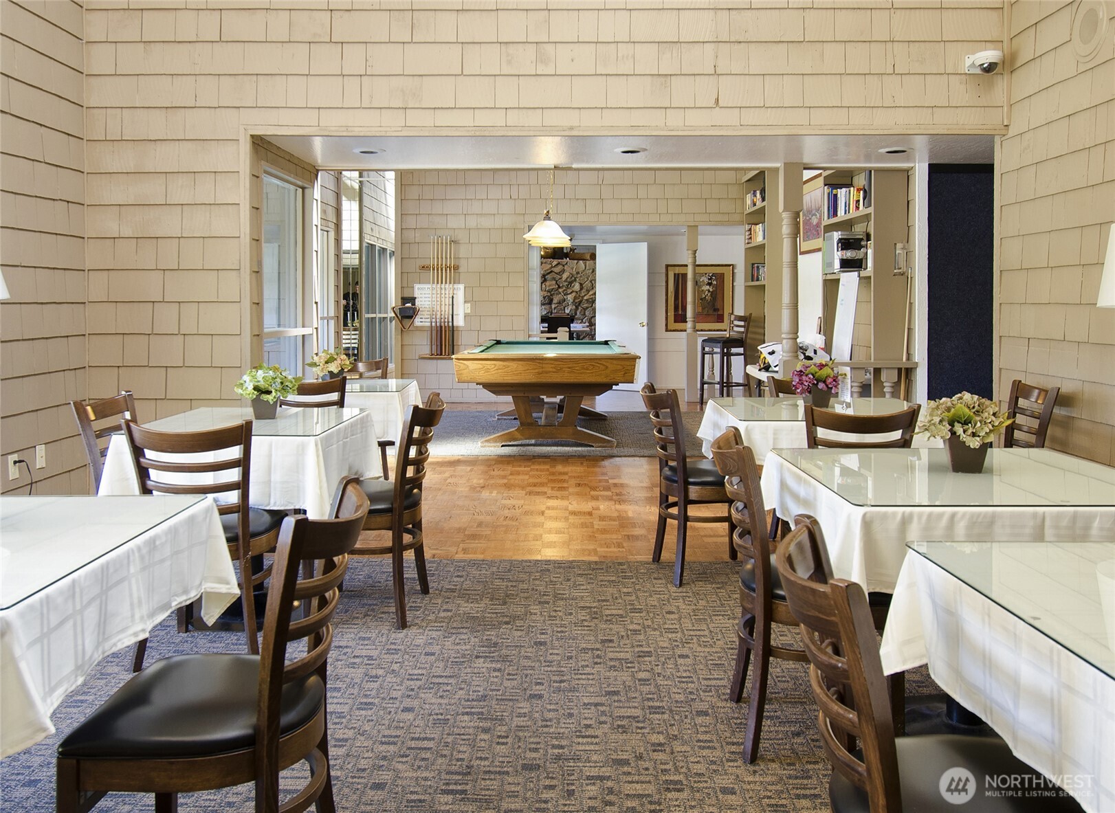 Dining room/restaurant in the clubhouse