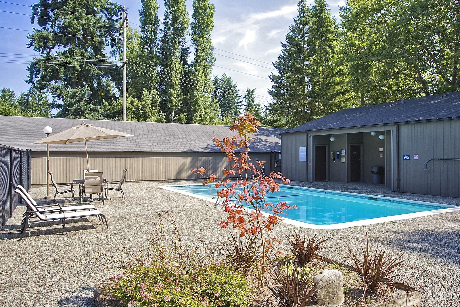 One of the other 4 swimming pools in the Village