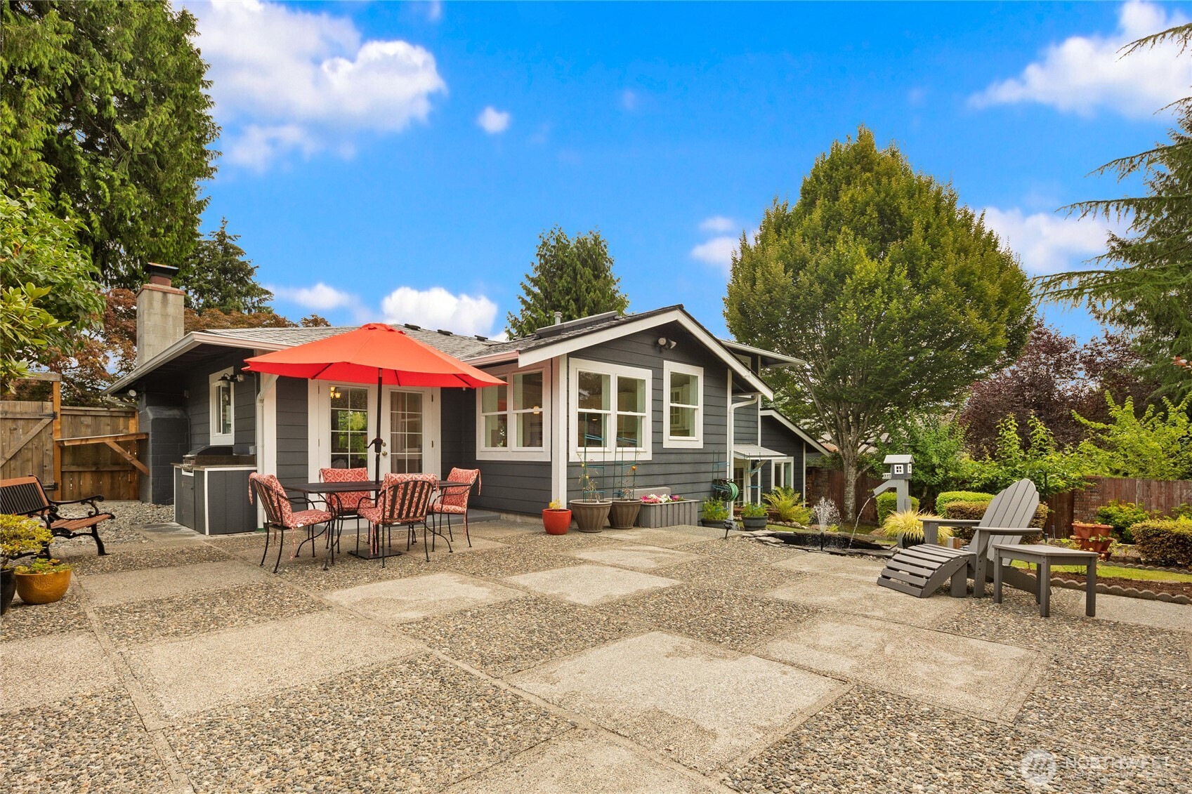 Your own backyard oasis awaits! Peaceful, private, and spacious