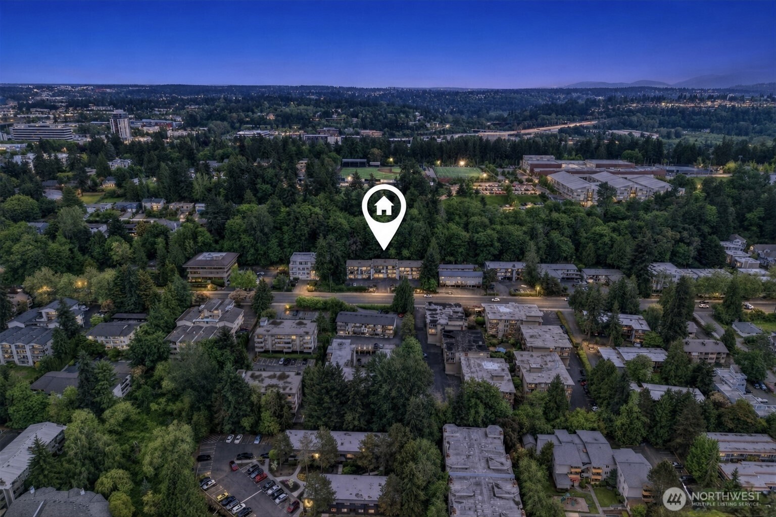 Located within walking distance to downtown Bellevue and Steps away from Old Bellevue and Main.  Walk to the Train station.