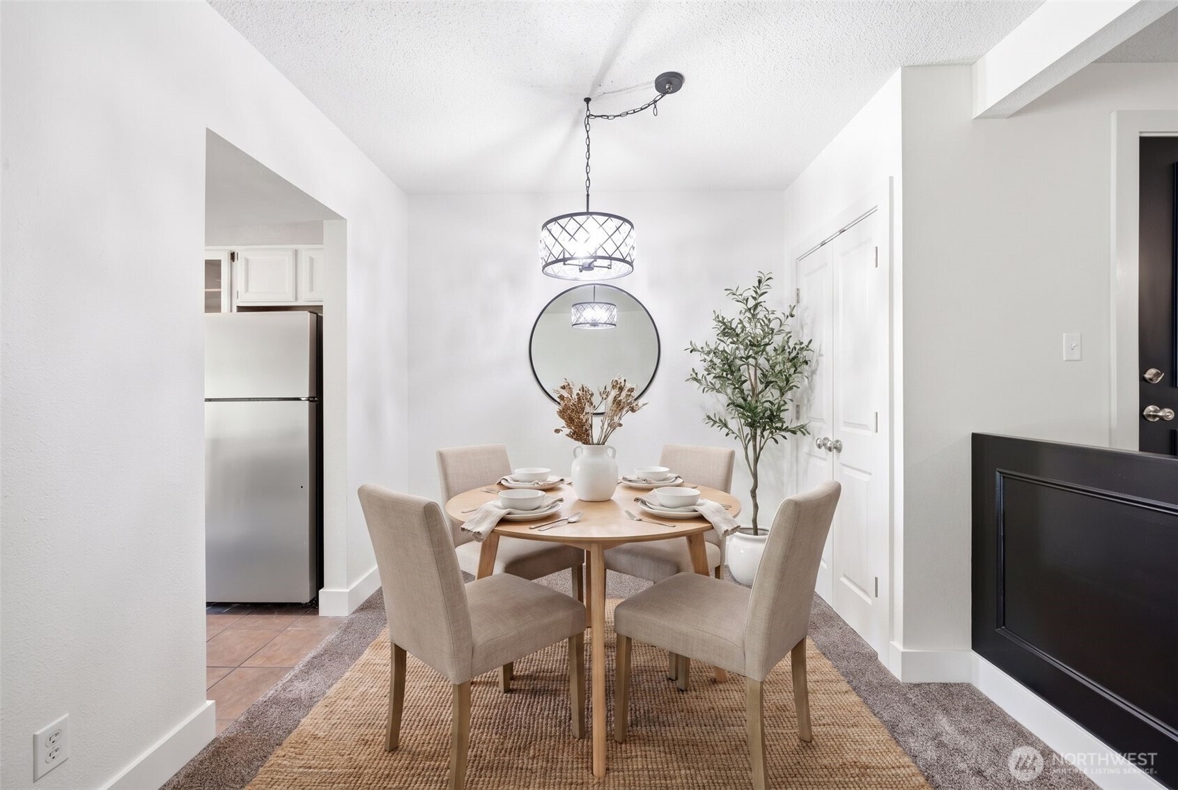Living room - virtually staged for your vision