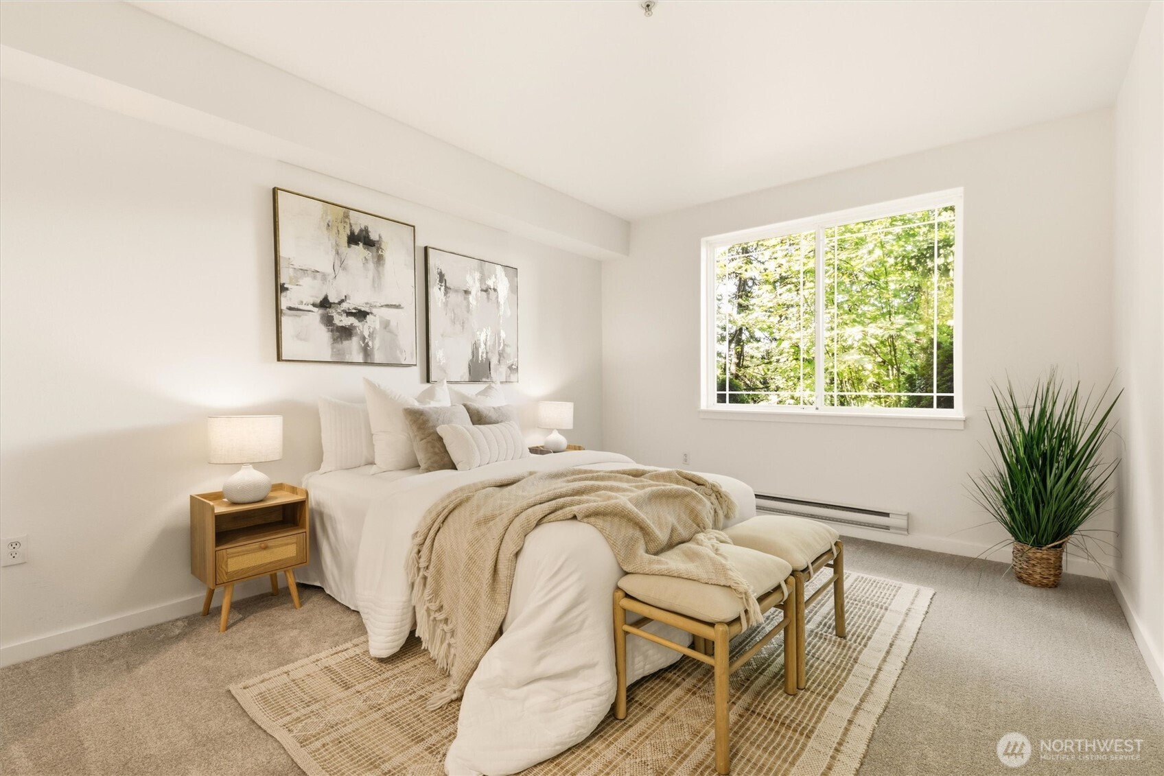 A private and spacious Primary Suite.