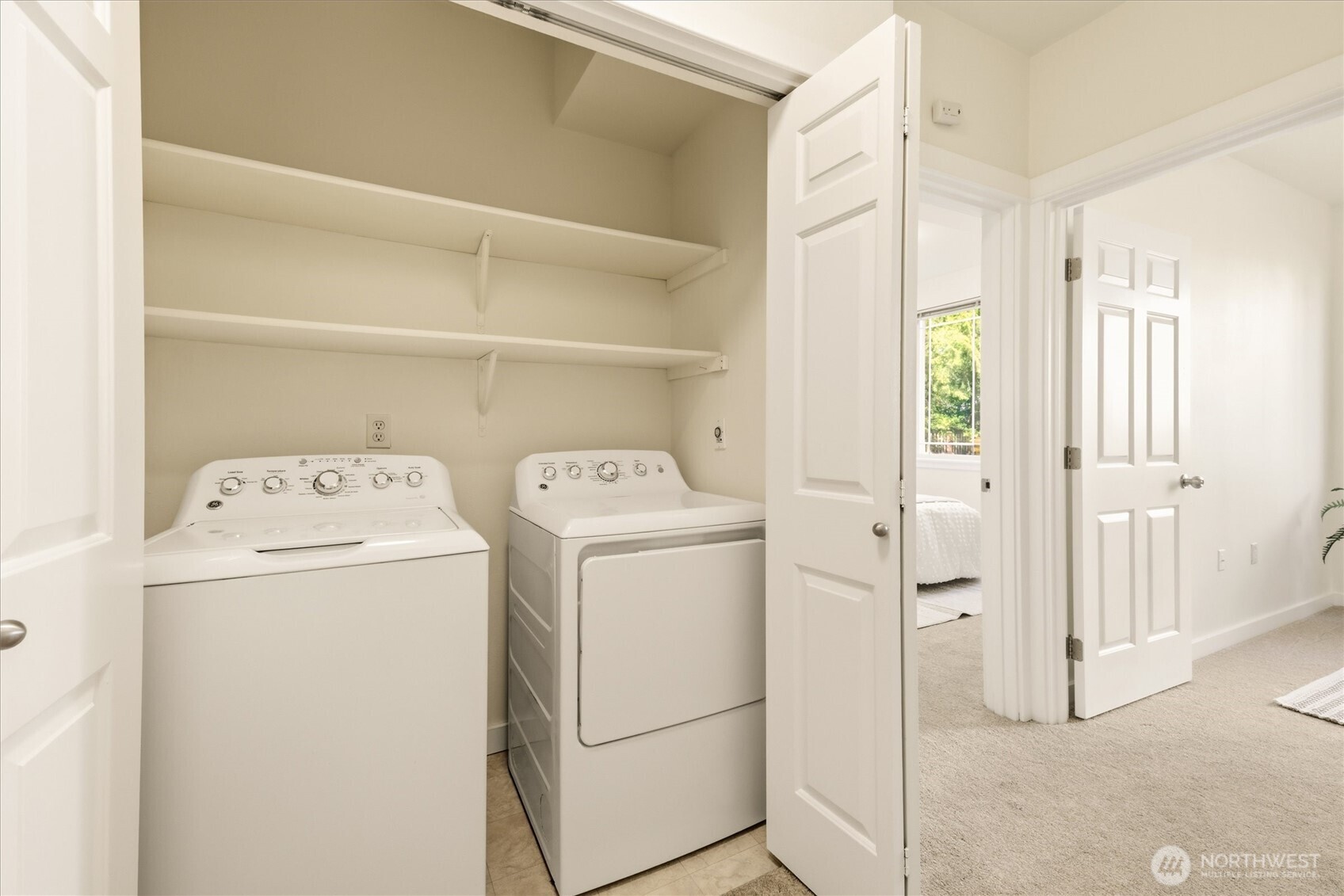 Washer & Dryer stays with the home.
