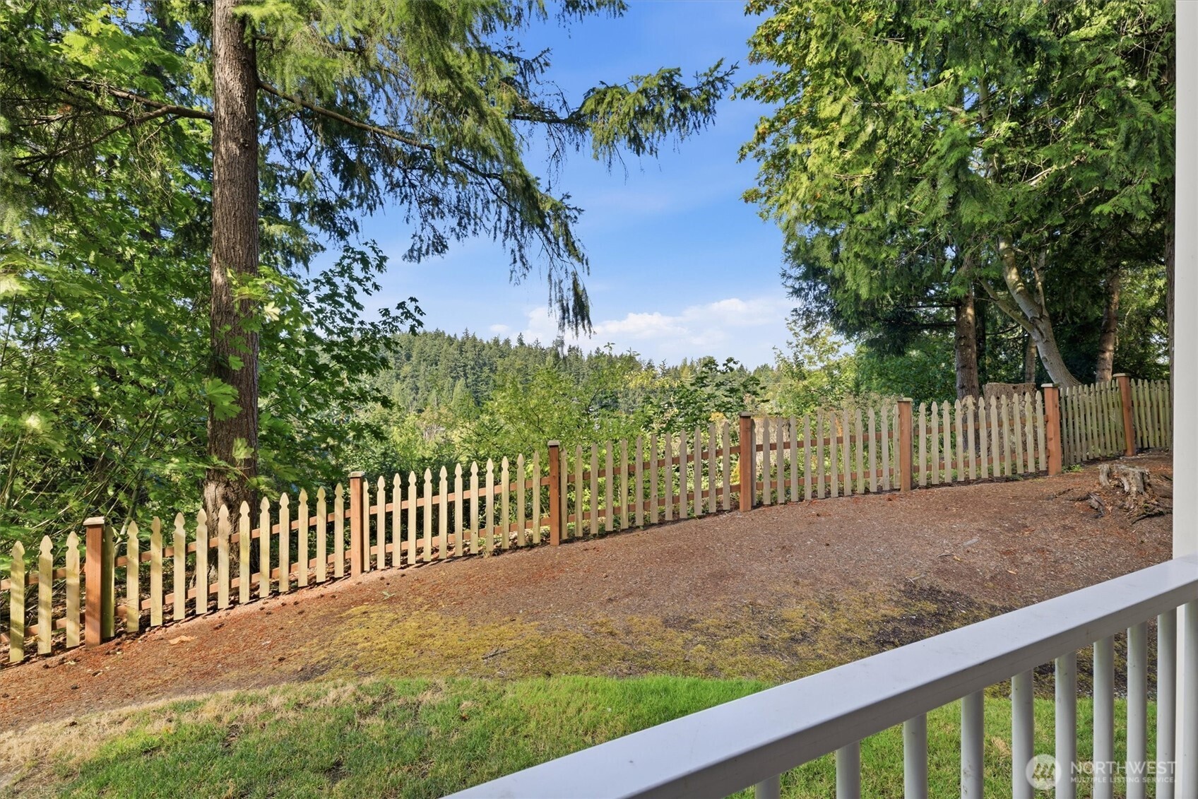 This view looks directly to Lake Boren!