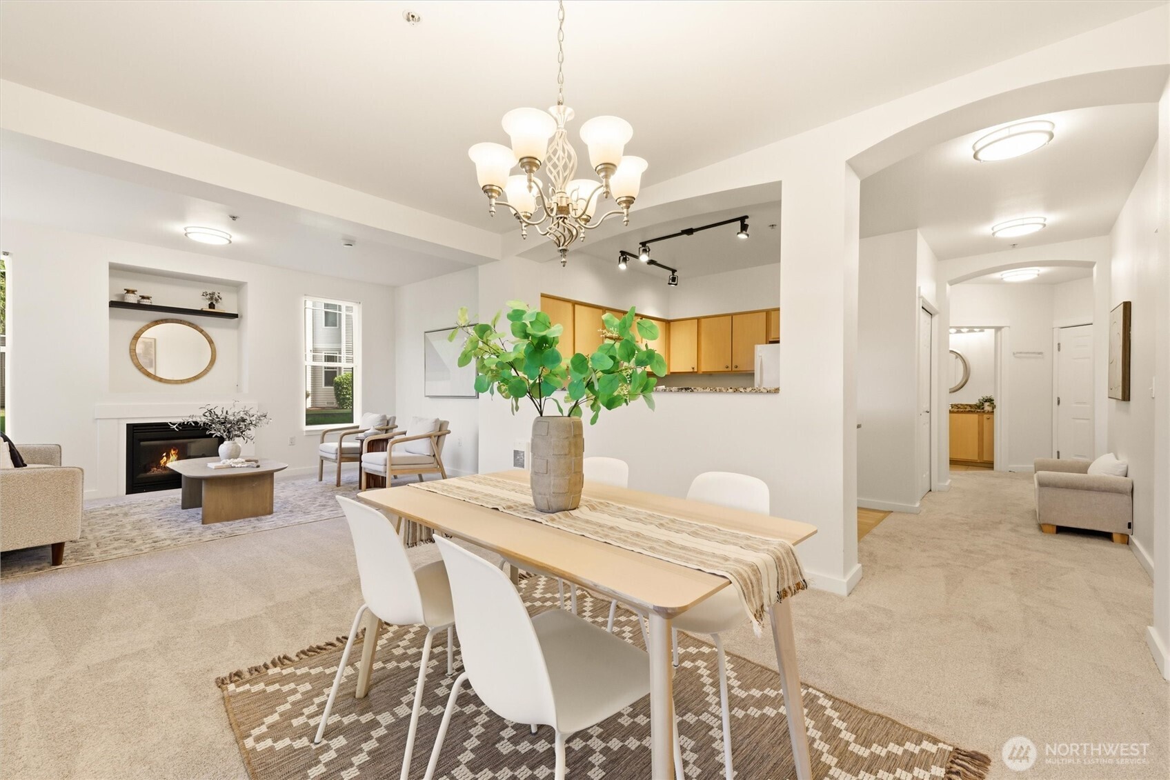 Open-concept layout and design.