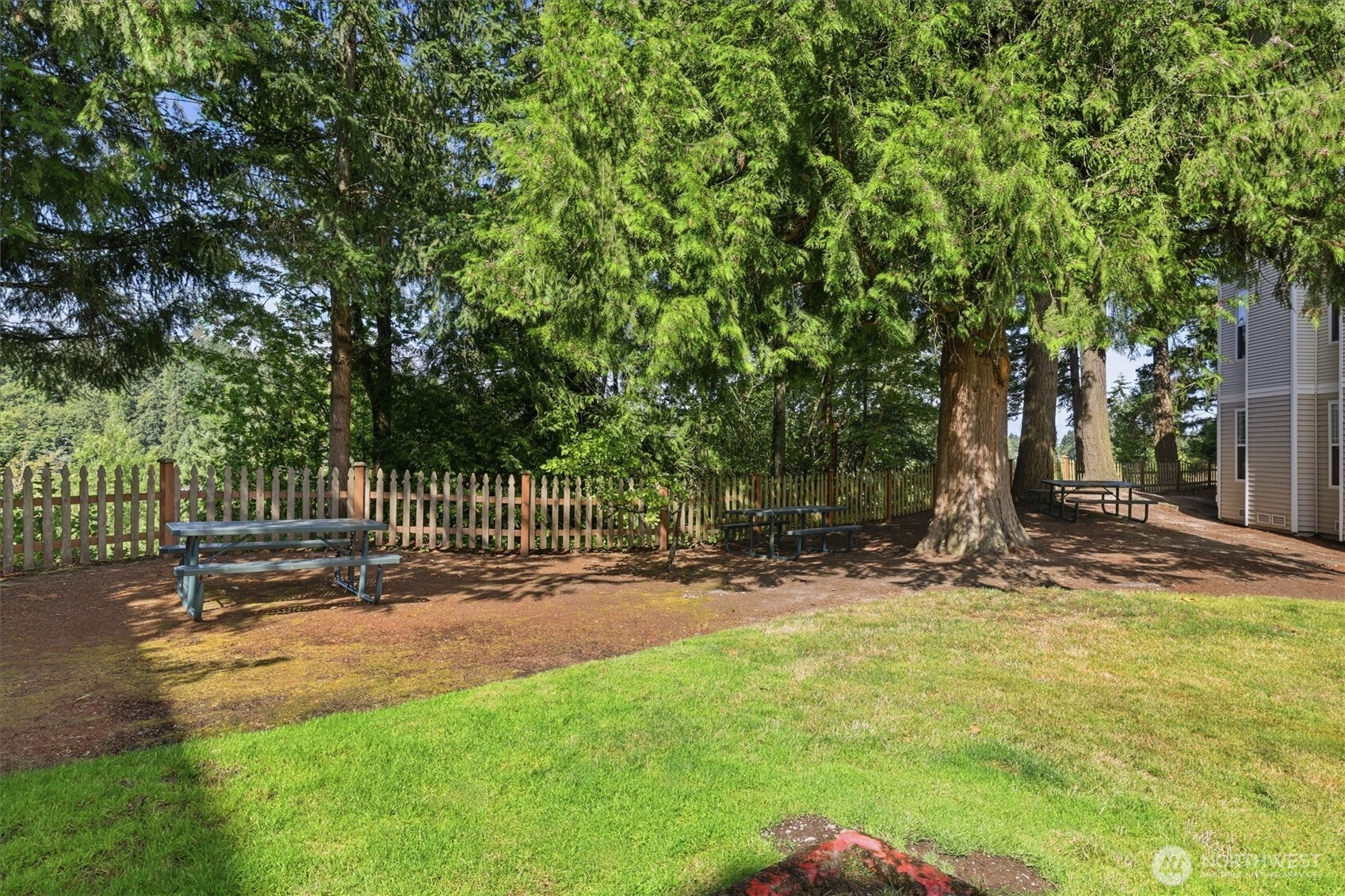 Outdoor relaxation and picnic area.