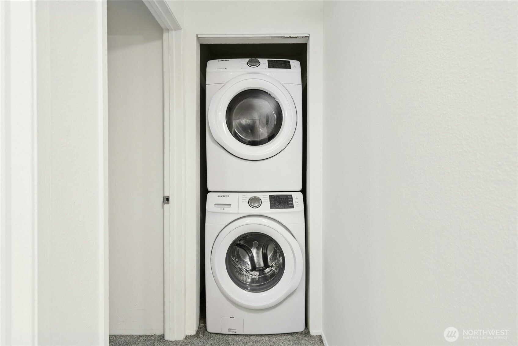 In-unit full-sized washer and dryer