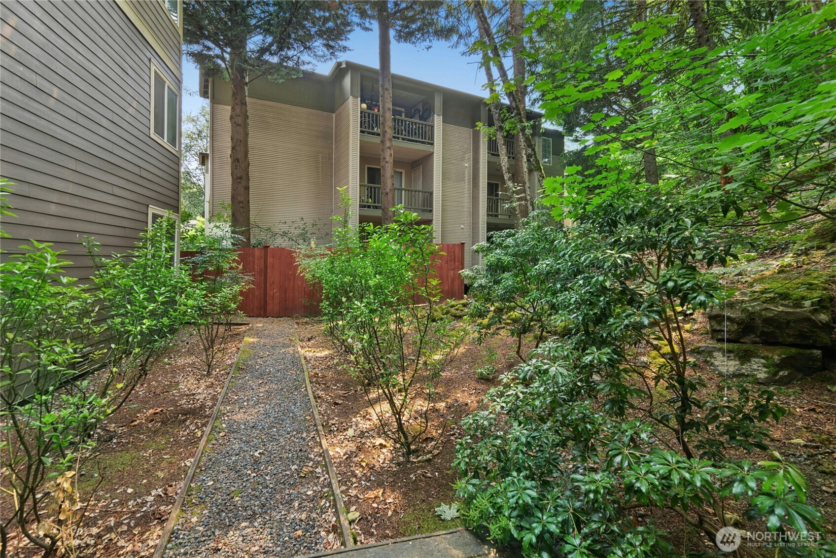 path to get to trails from your back patio.