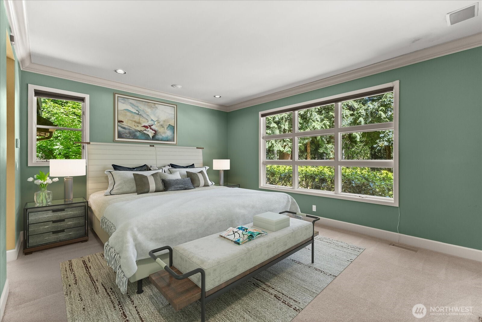 Primary Bedroom (virtually staged)