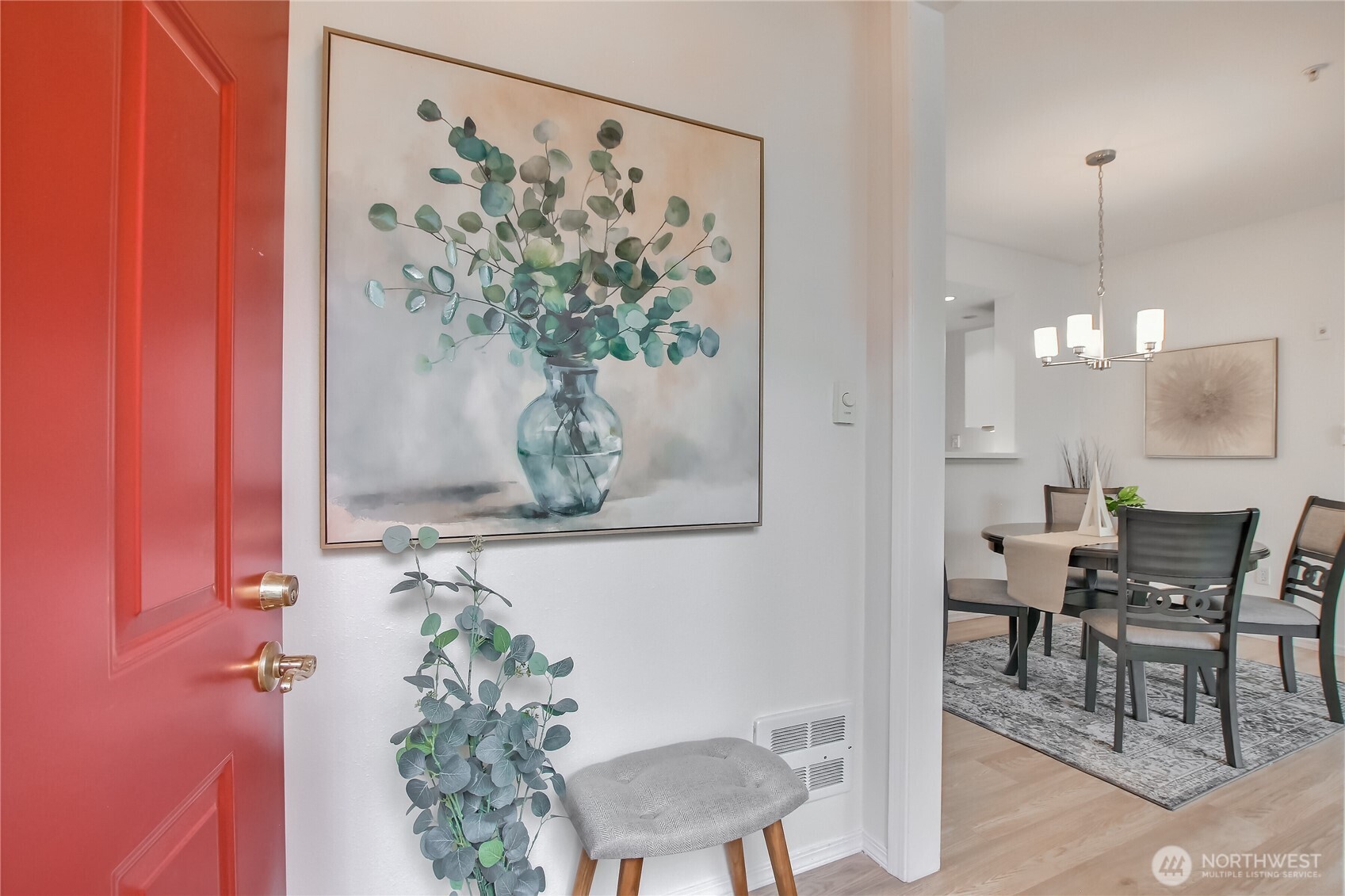 Front door and Foyer