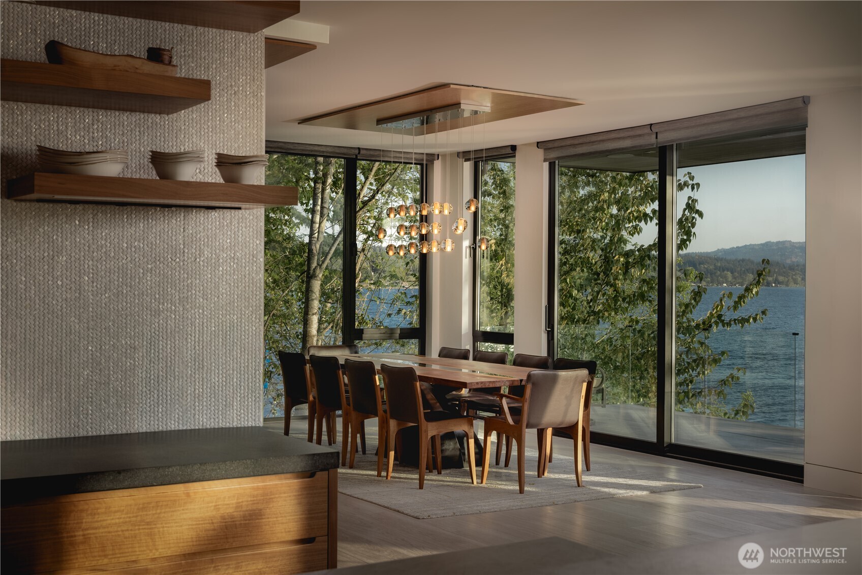 Living spaces are organized with clarity, allowing each area to feel distinct without separation.