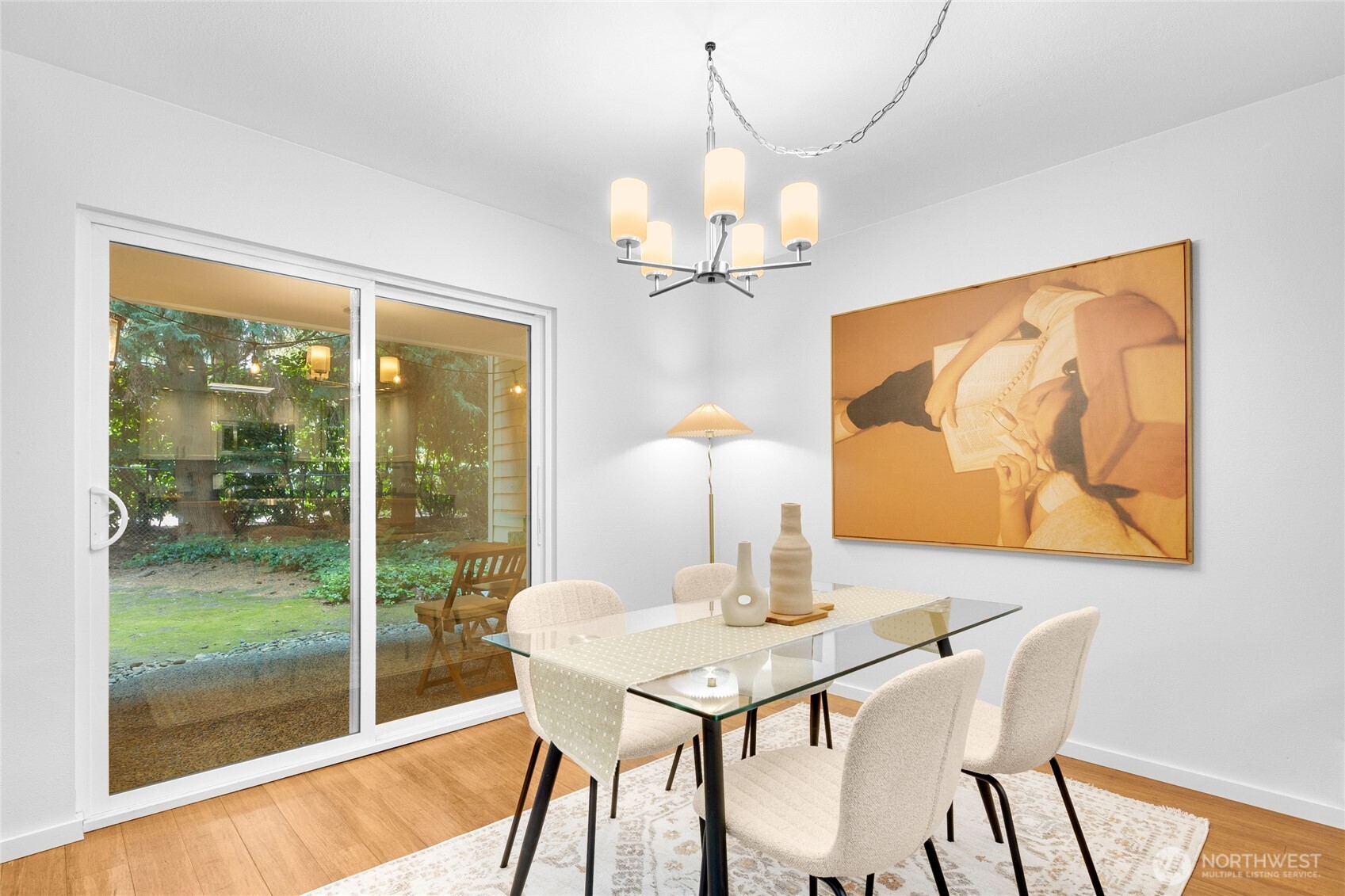 Step out on to your covered patio, with no neighbors in sight.