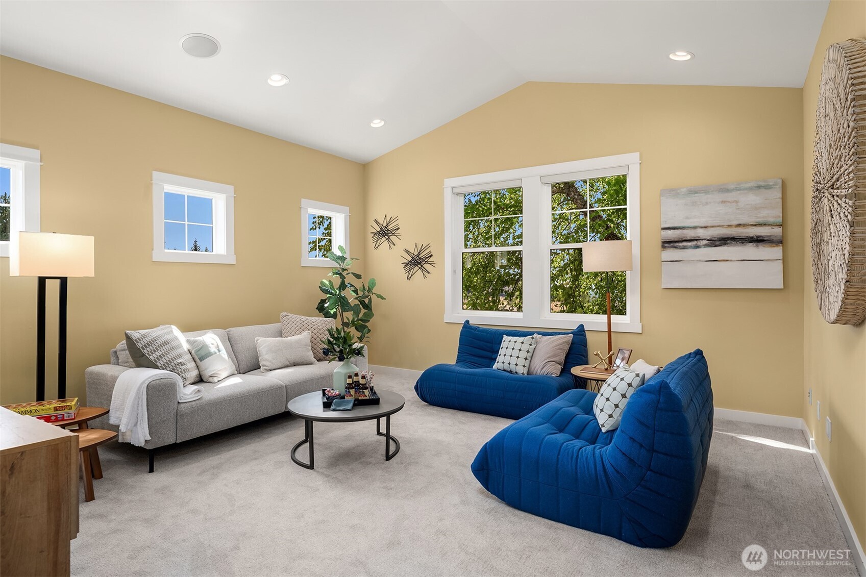 An expansive upper-level bonus room provides exceptional flexibility—ideal as a media room, playroom, home office, fitness space, or additional gathering area.