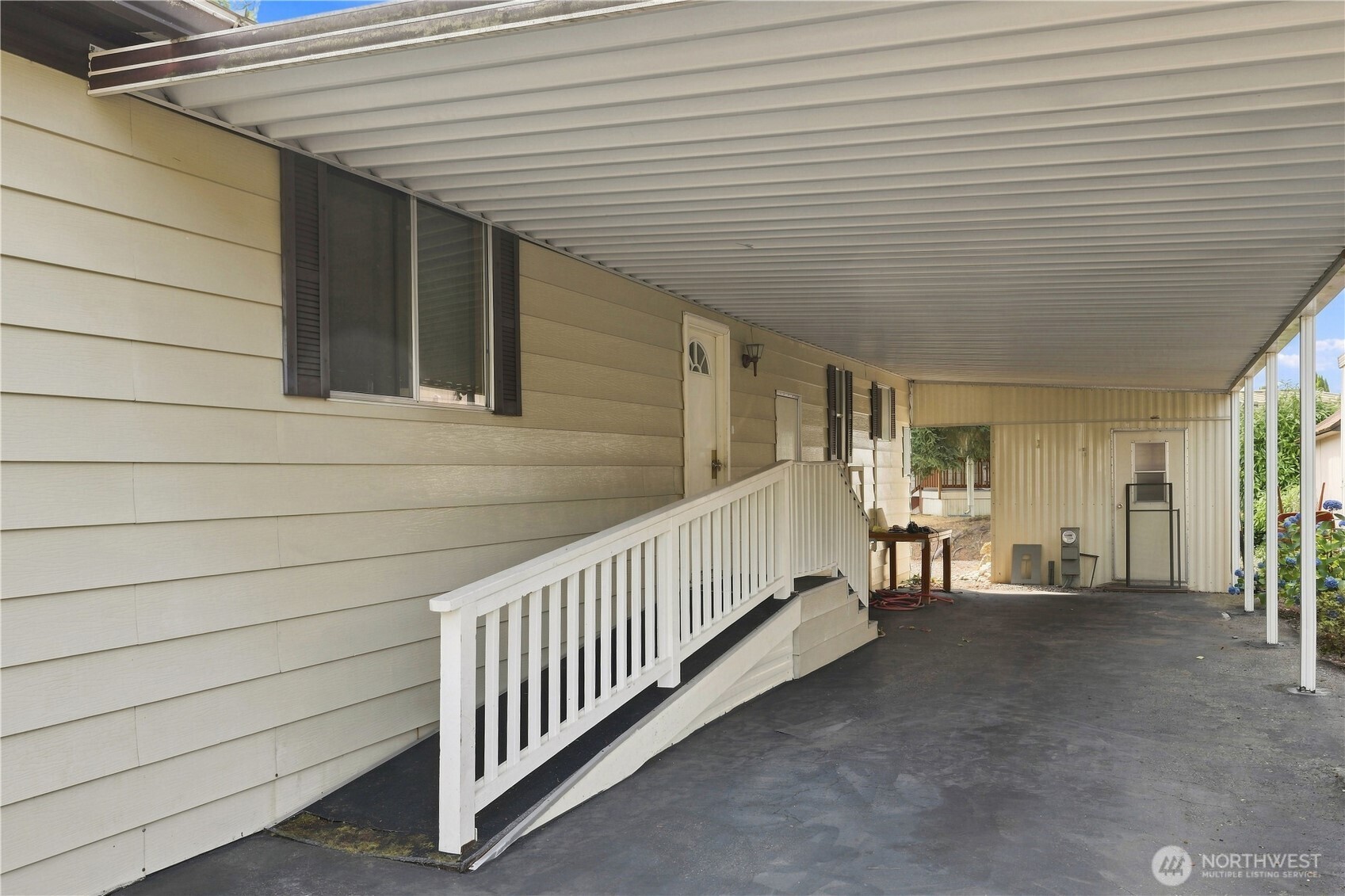 Ramp to Back Door in Carport