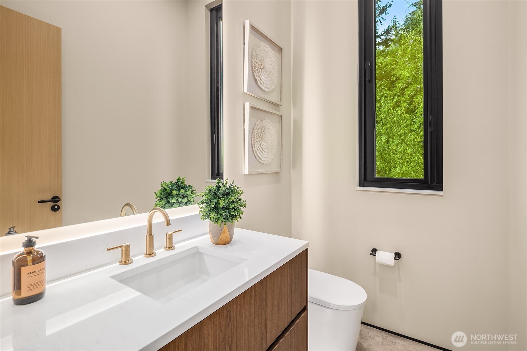 Main floor powder room