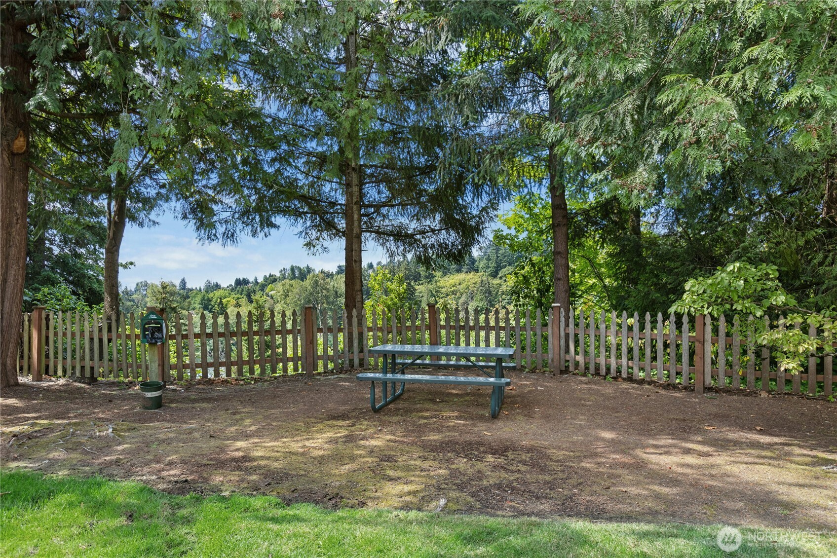 Sit and relax, public picnic with views of Lake  Boren!