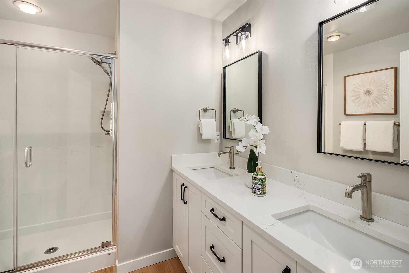 Gorgeous updated bathroom for the primary suite