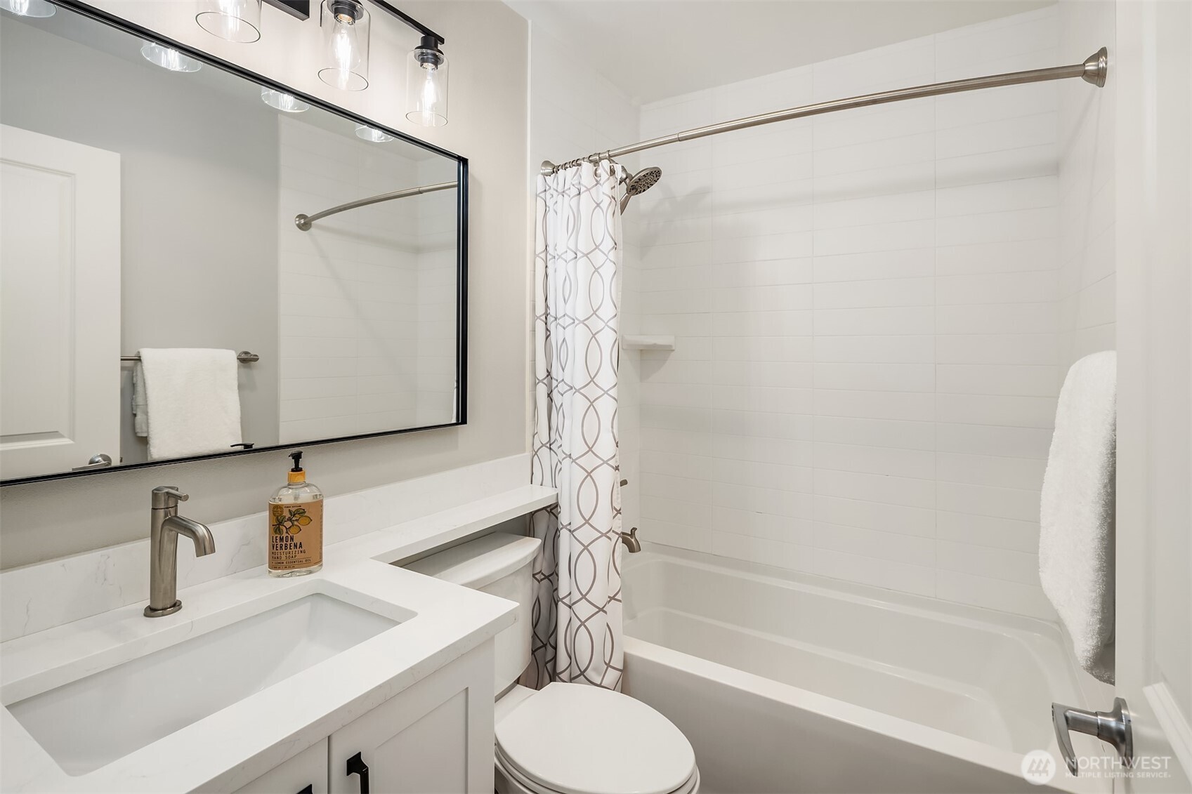 Hallway bathroom is fully updated also.