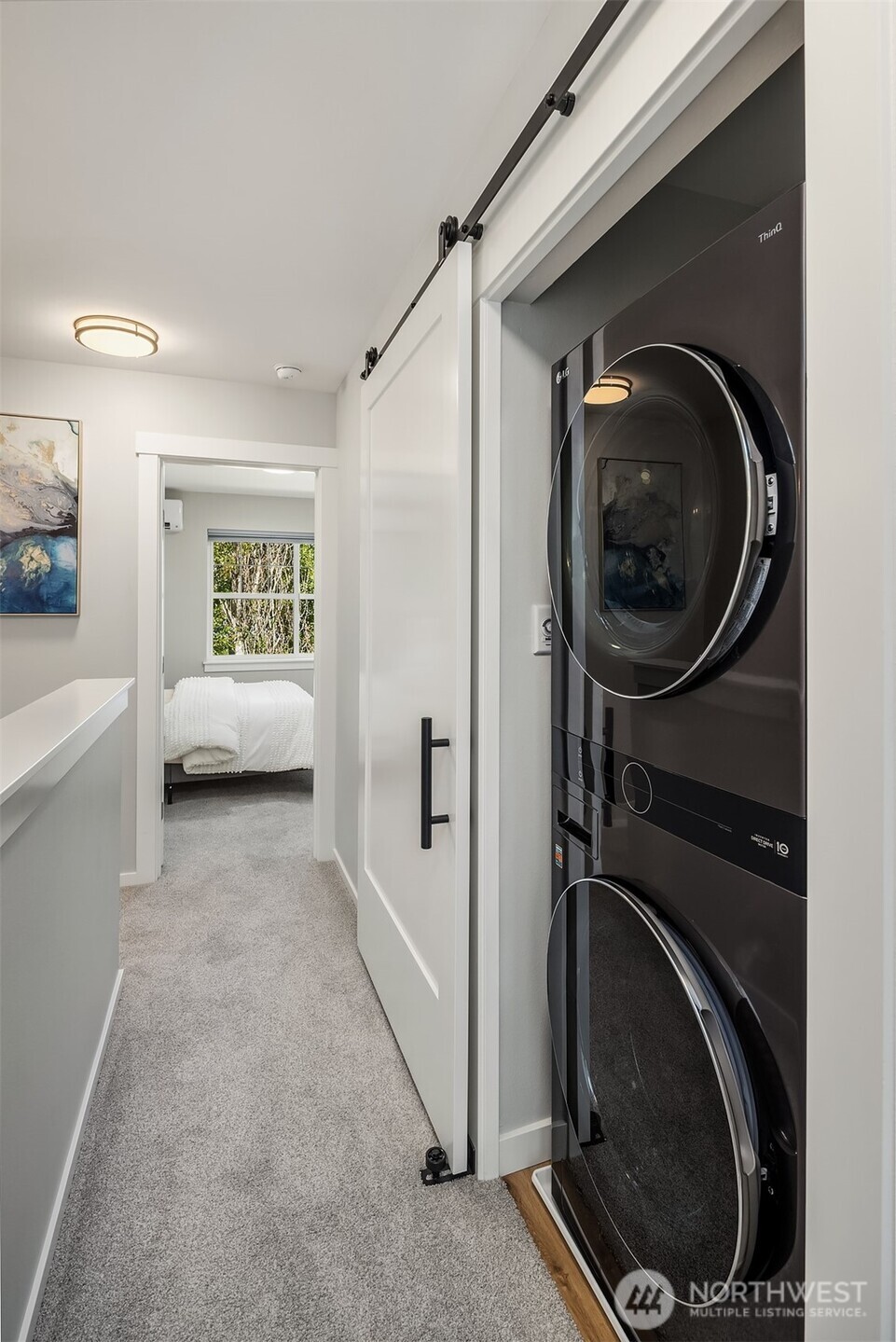 Full size, ultra quiet washer and dryer