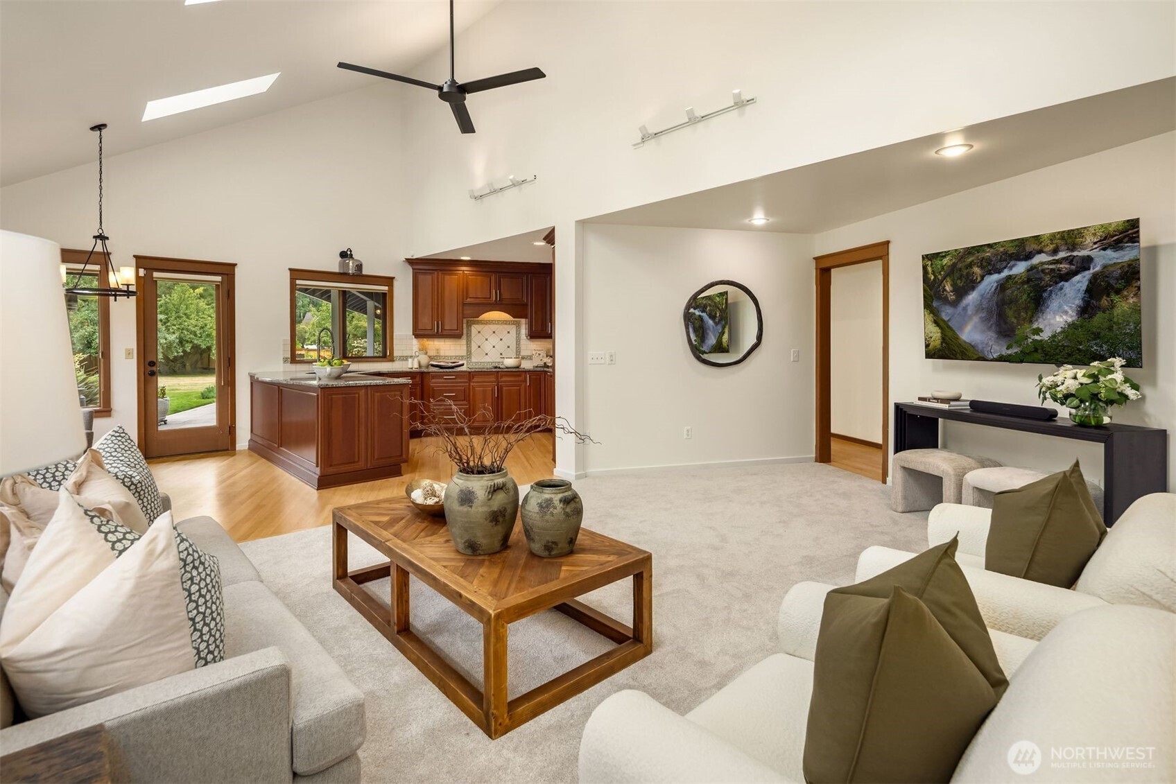 A door leading from the primary suite opens into an office or could be a nursery.