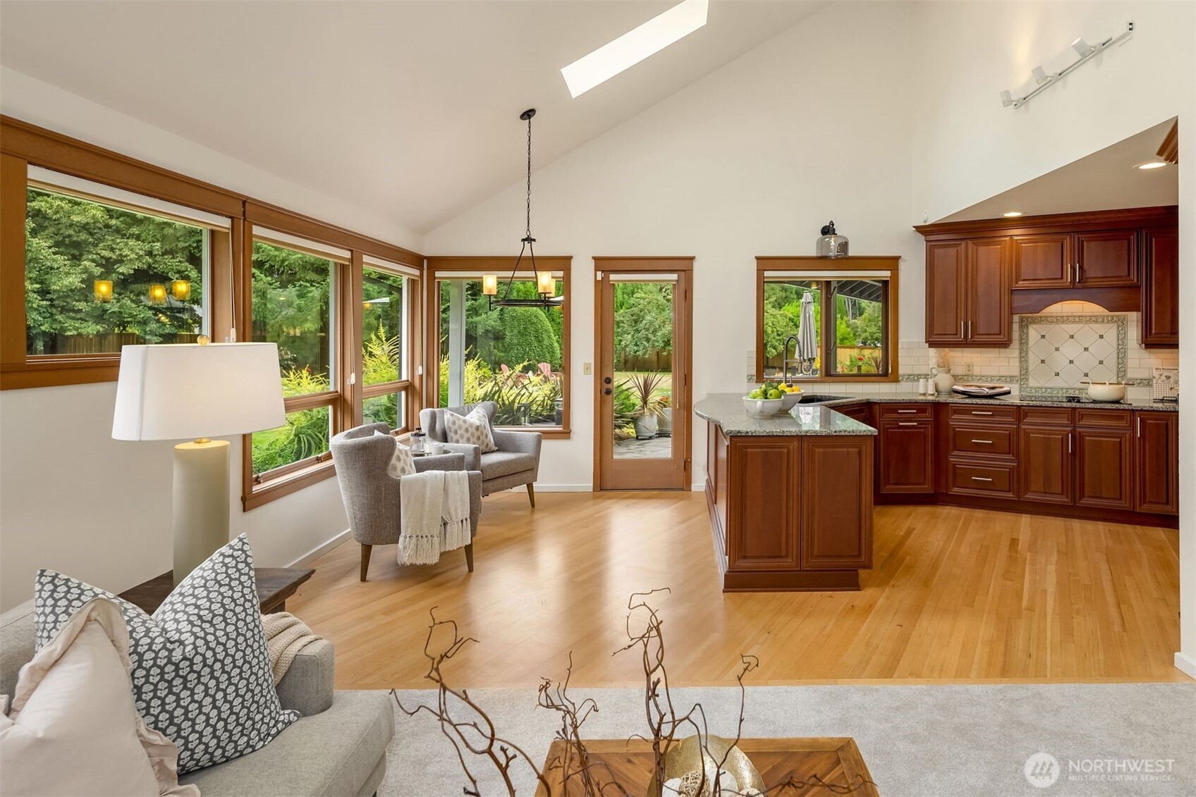 Dining room conveniently located off the kitchen