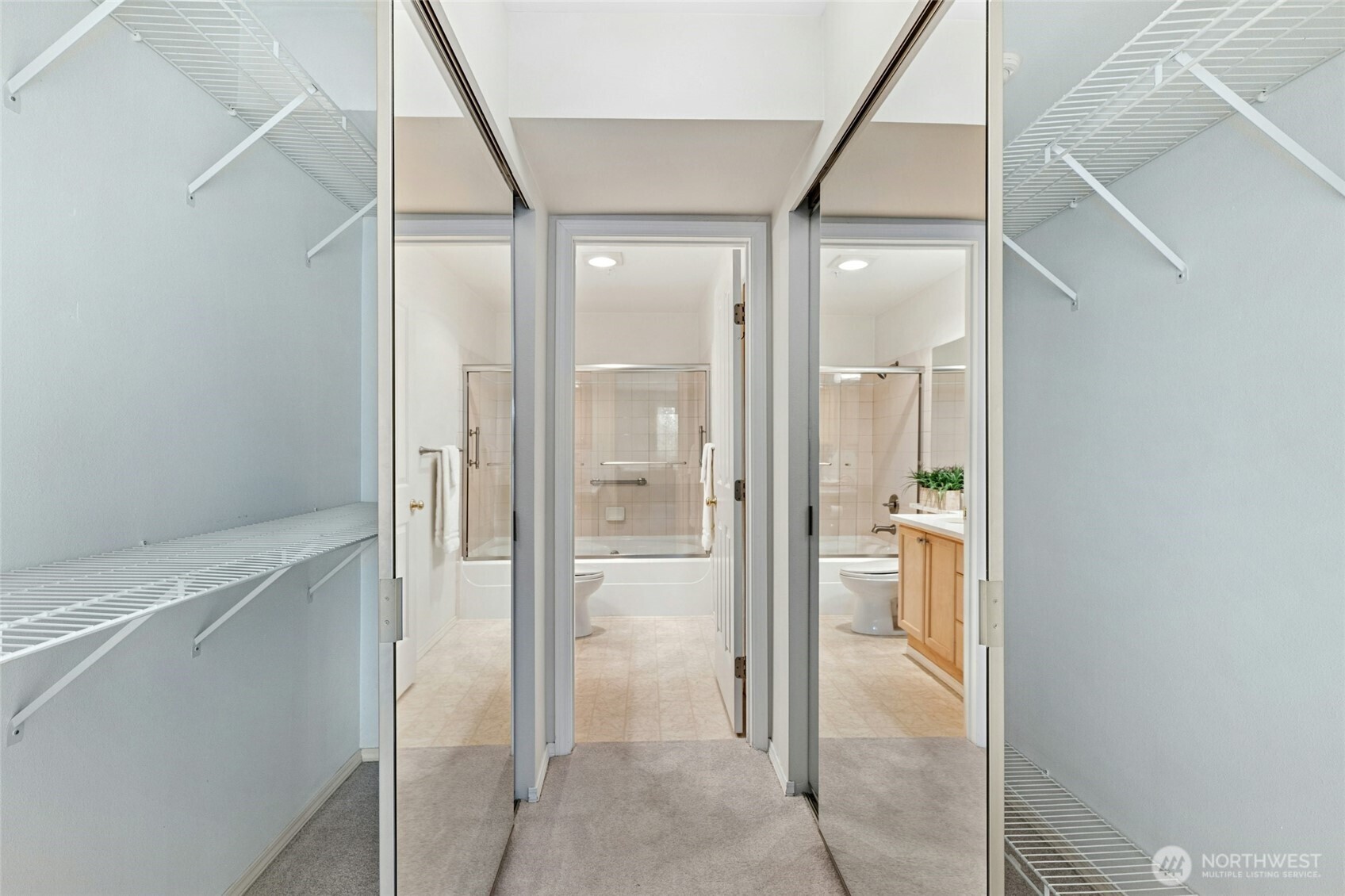 Dual closets!