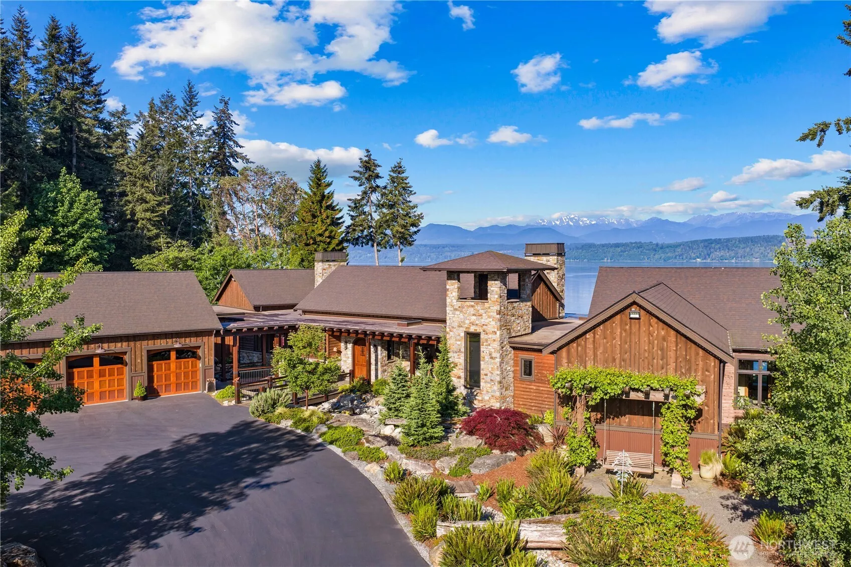 No expense spared in the creation and execution of this incomparable Hood Canal waterfront estate. Like no other.