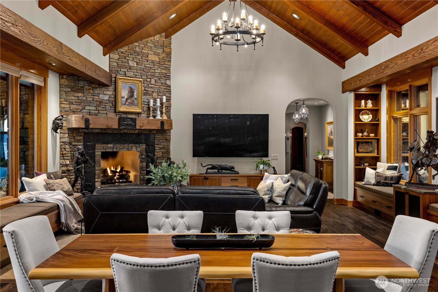 Luxe AND comfortable interiors.