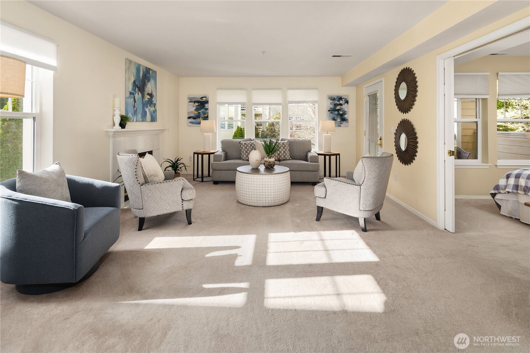 Enjoy an abundance of warm, natural light