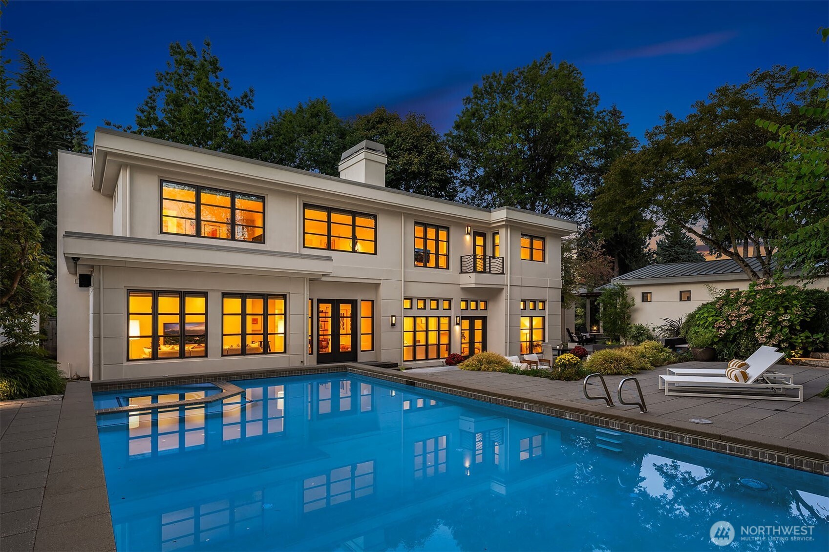 Pool, Spa + Sport Court