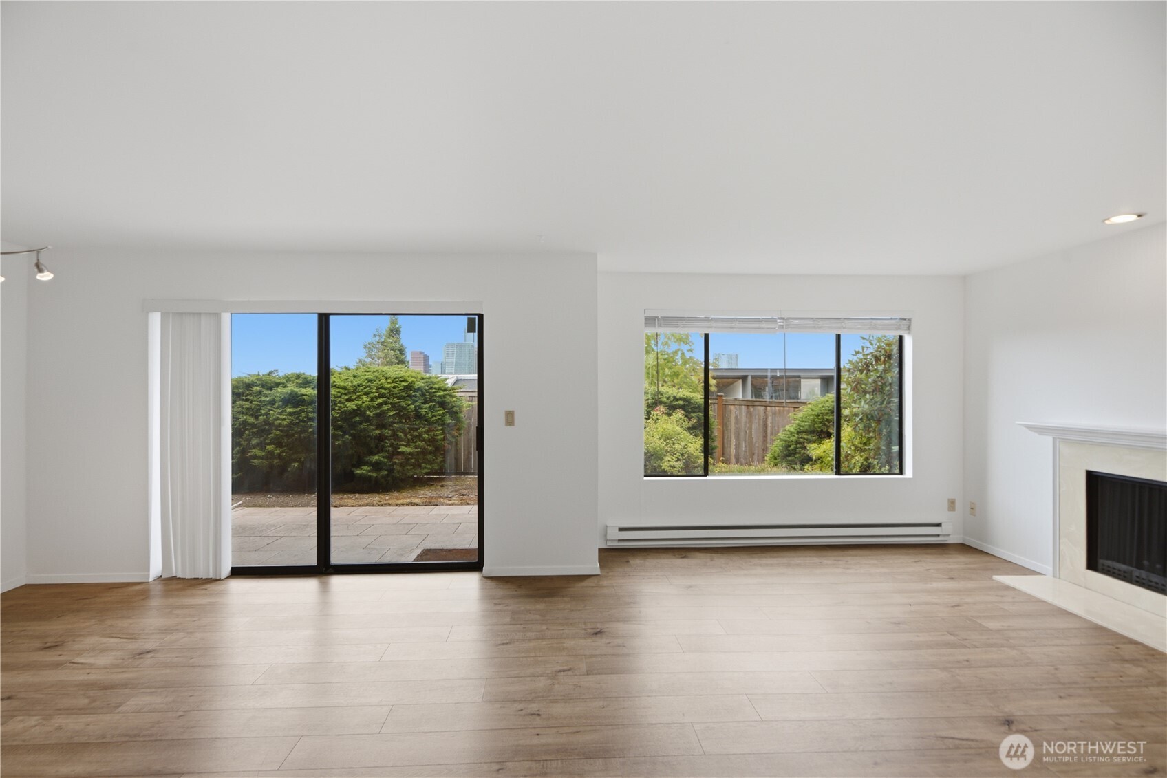 Open floor plan, light and bright, western views