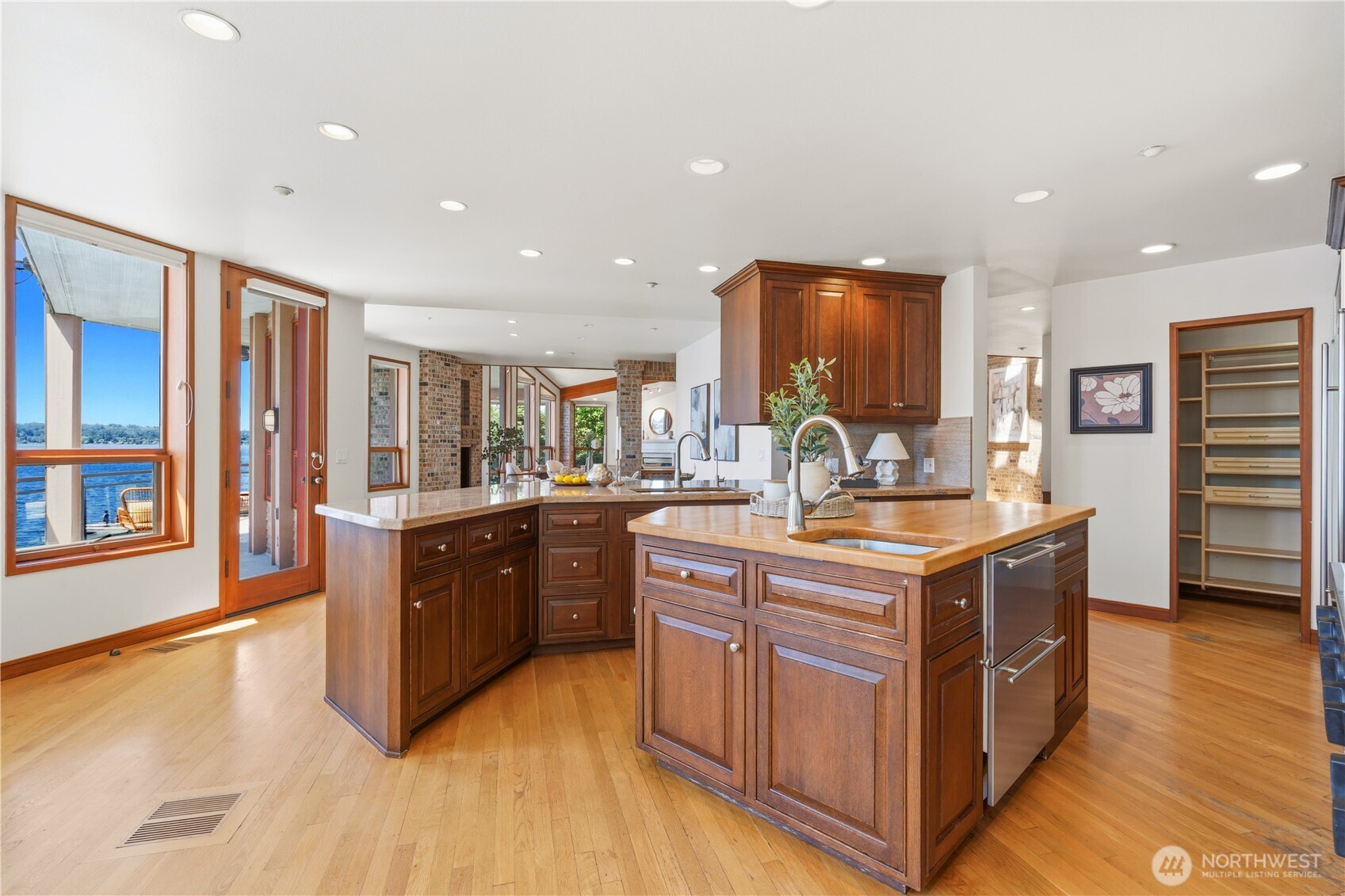 Chef's Gourmet Kitchen with  sleek SS appliances