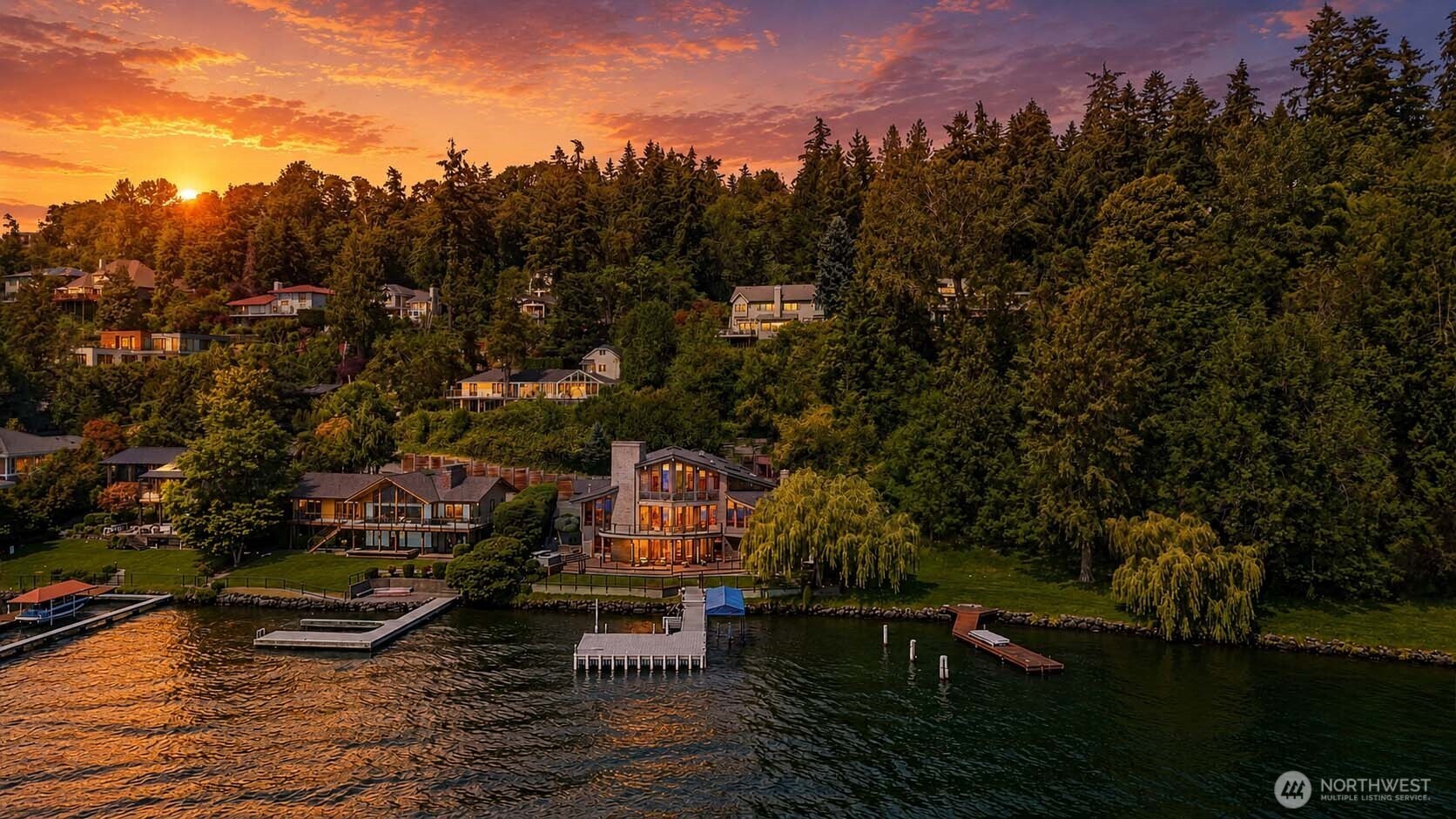 Private newer dock and moorage