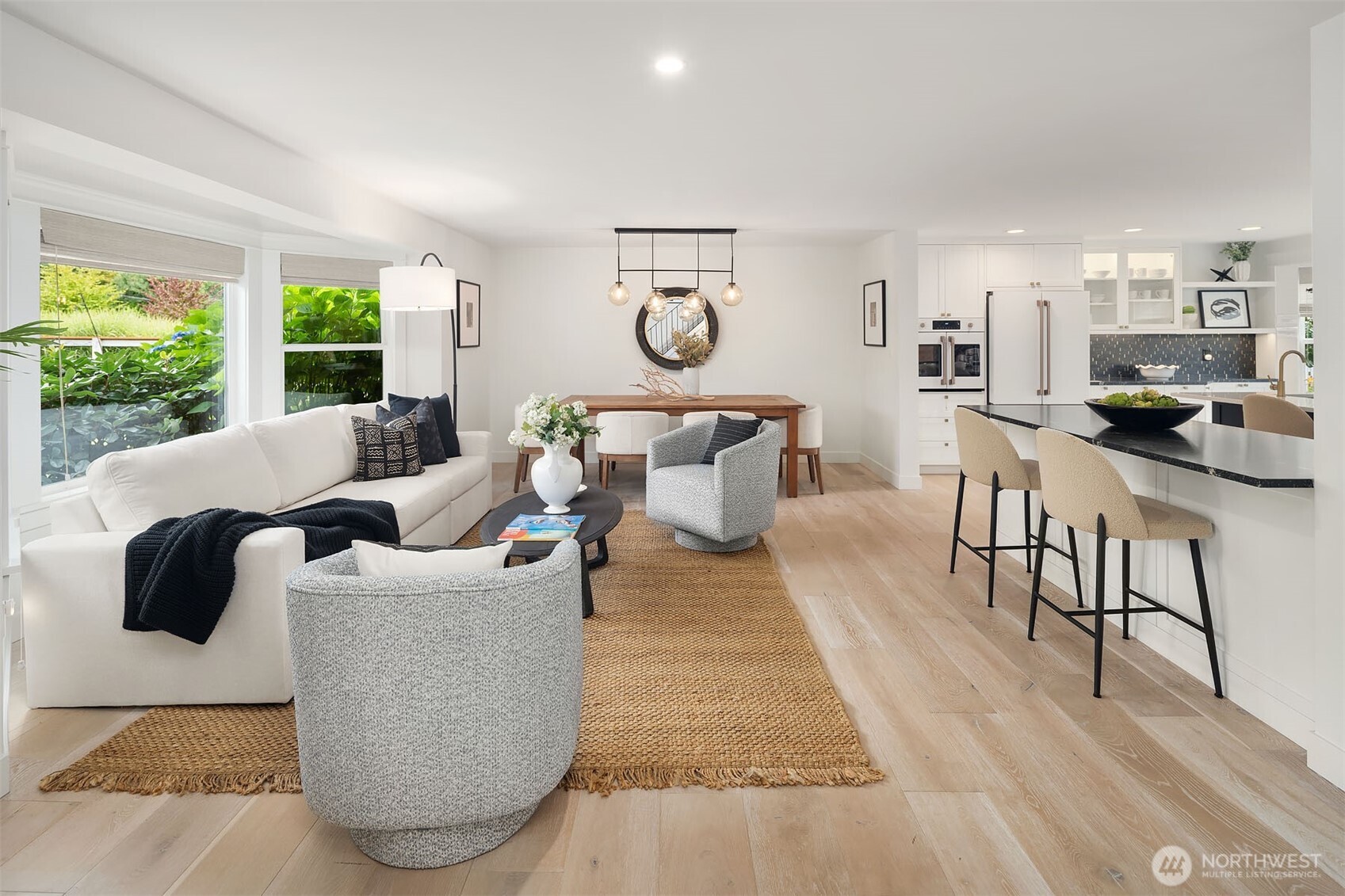 Gorgeous wide oak plank floors greet you upon entry in this 4 bed / 3.5 bath home .This home was taken down to the studs in 2020.