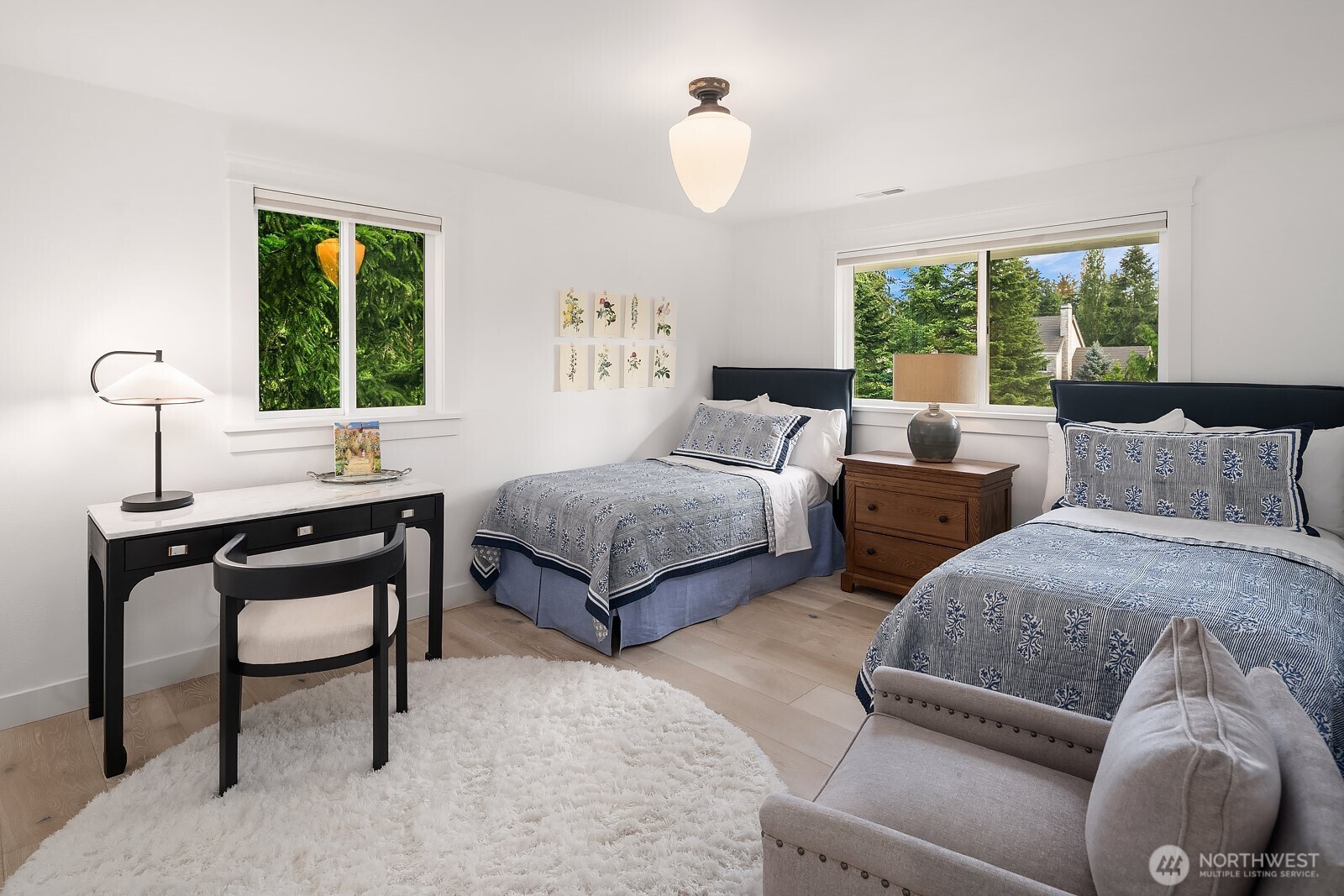 One of the bedrooms