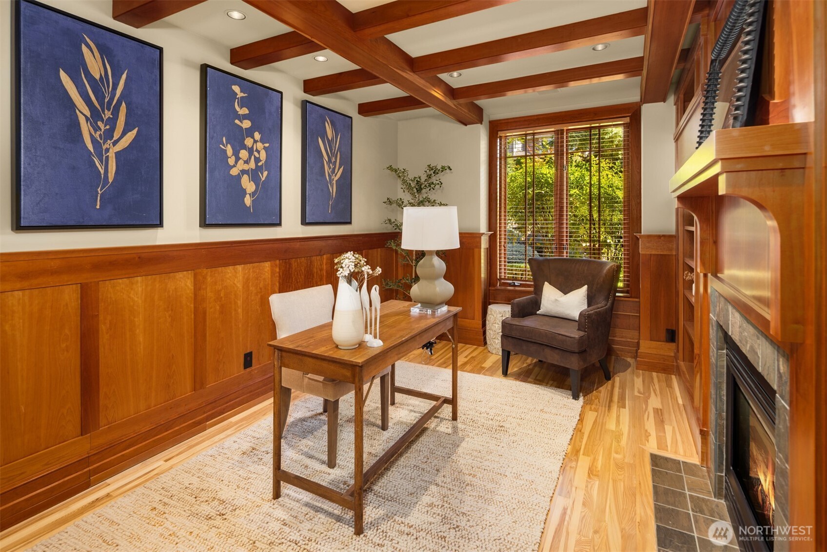 1 of 2 main floor offices