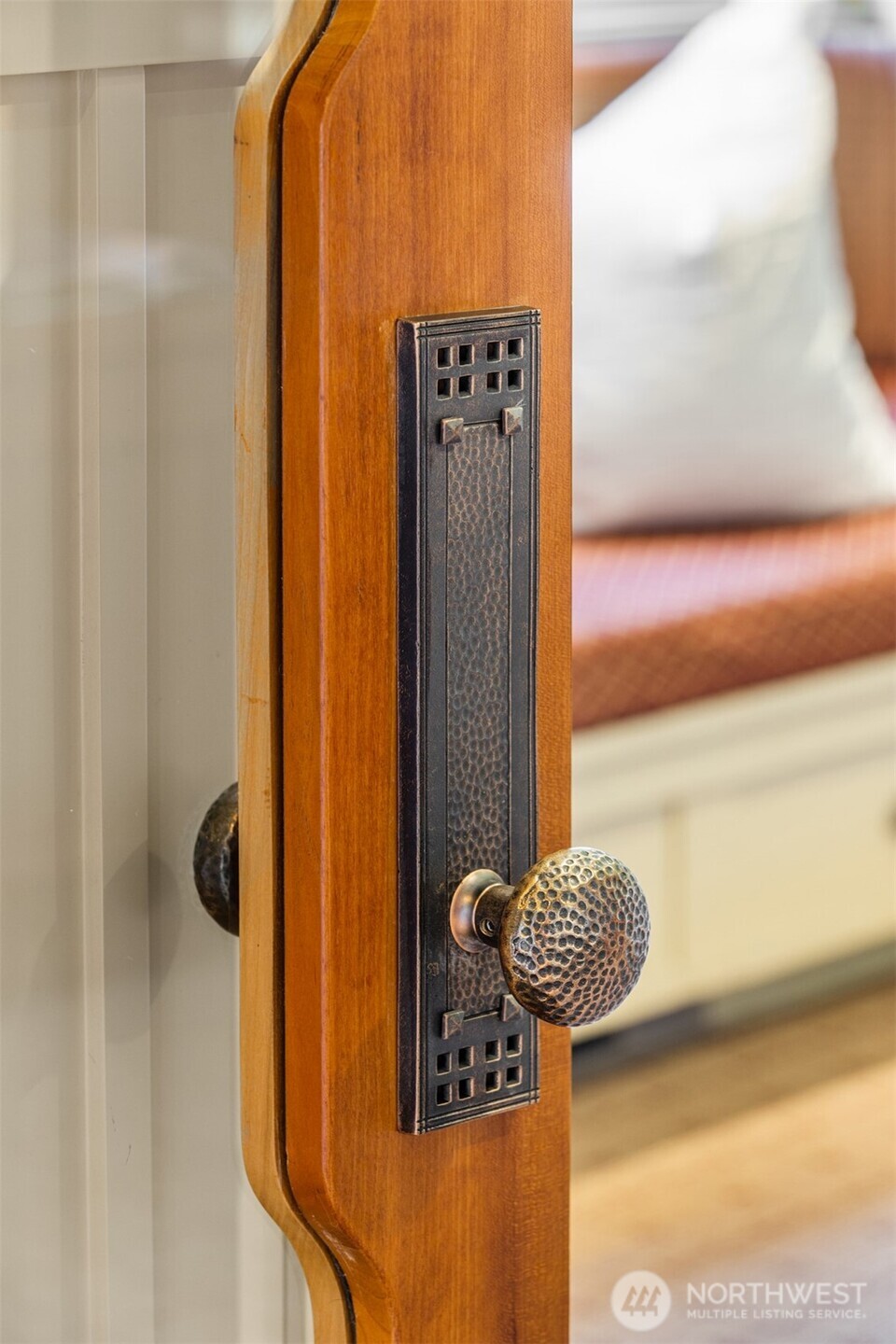 Hand-hammered hardware