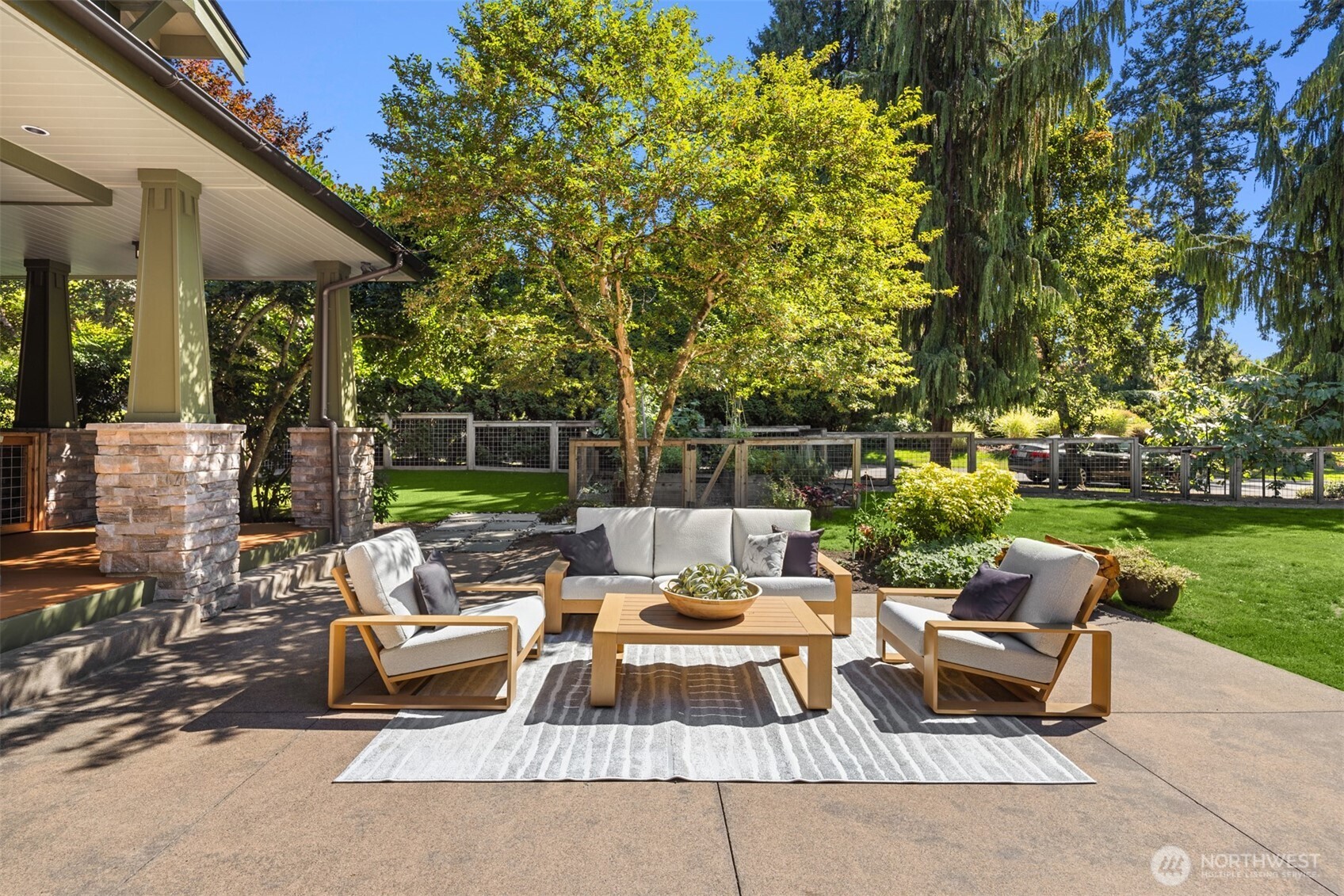 Room for outdoor enjoyment.