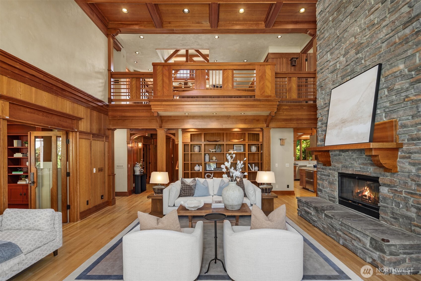 8 Finish Experts took 4 months to create the woodwork in the home