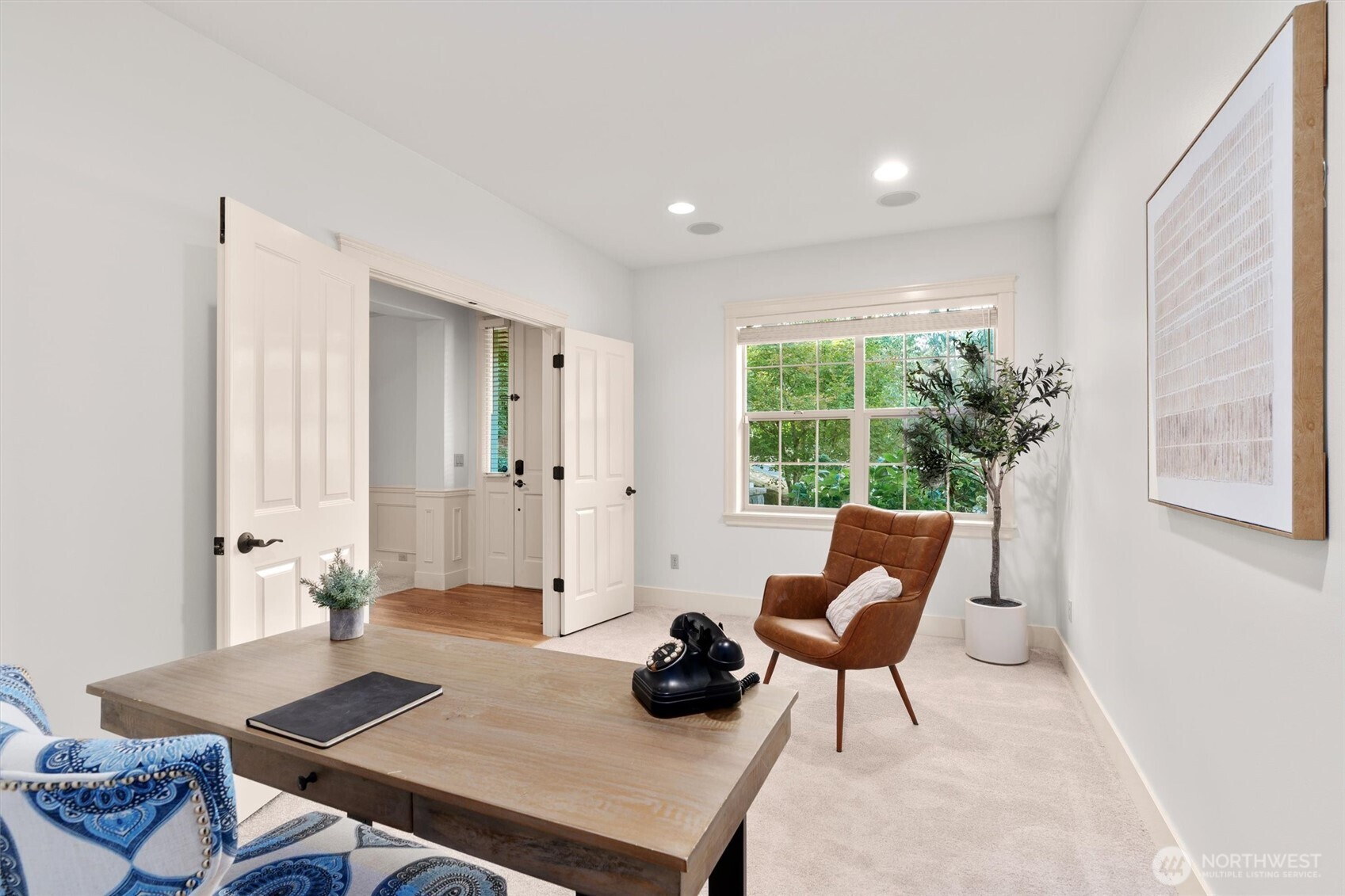 Main floor den/office.