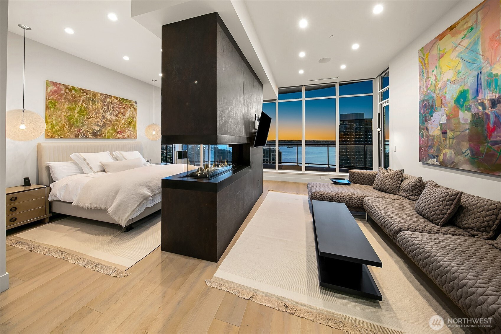 Welcome to the primary suite-near 1900 sqft of opulence and privacy, exquisite spa bath, wardrobe room size of small boutiques and en suite discreet laundry room with service entry.