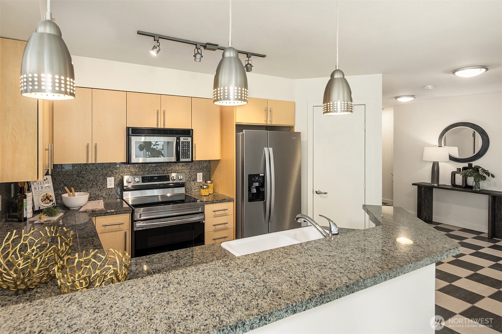 The fridge, range, and dishwasher are all newer!