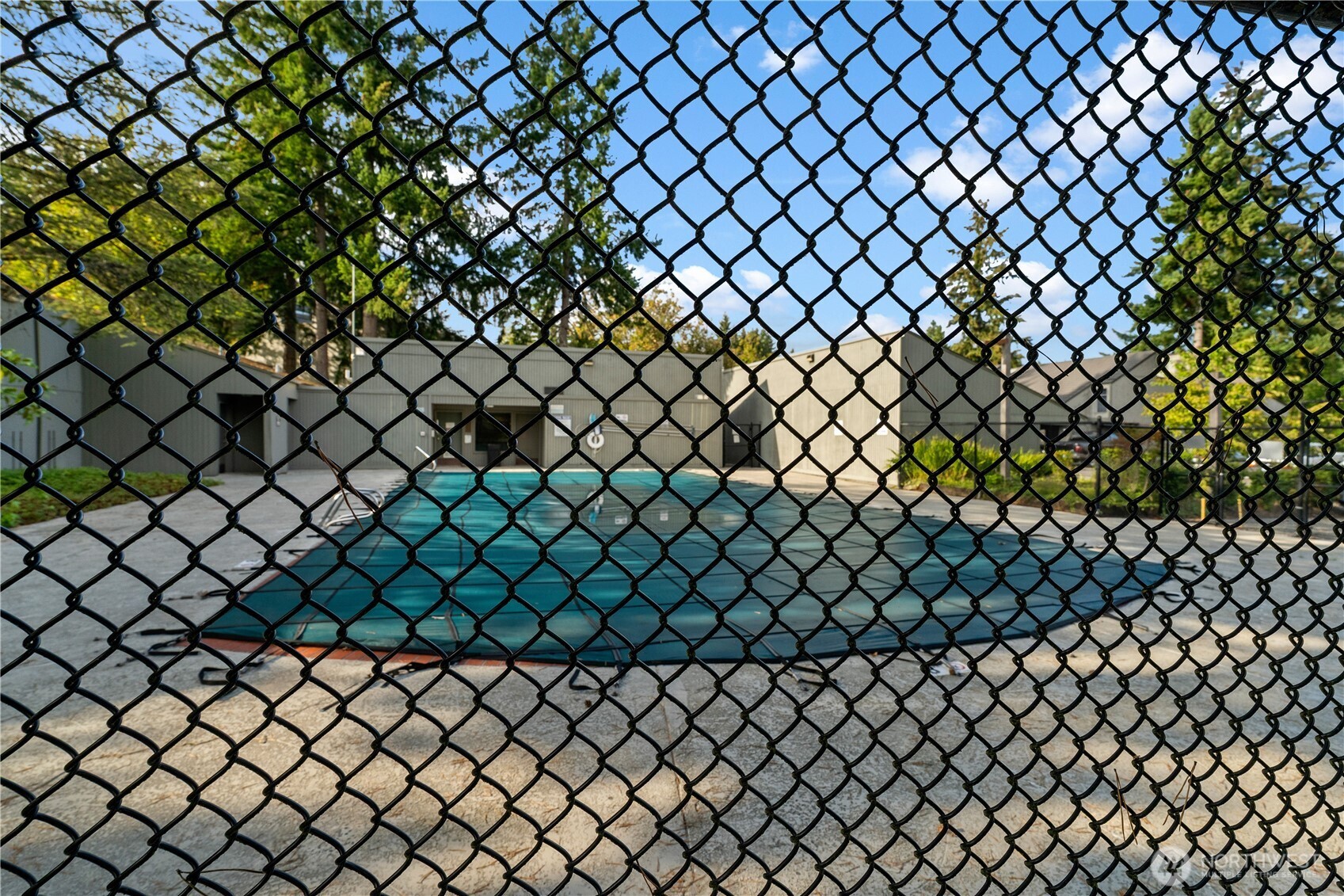 1 of 4 pools. This one is directly across from unit & laundry room is in that building