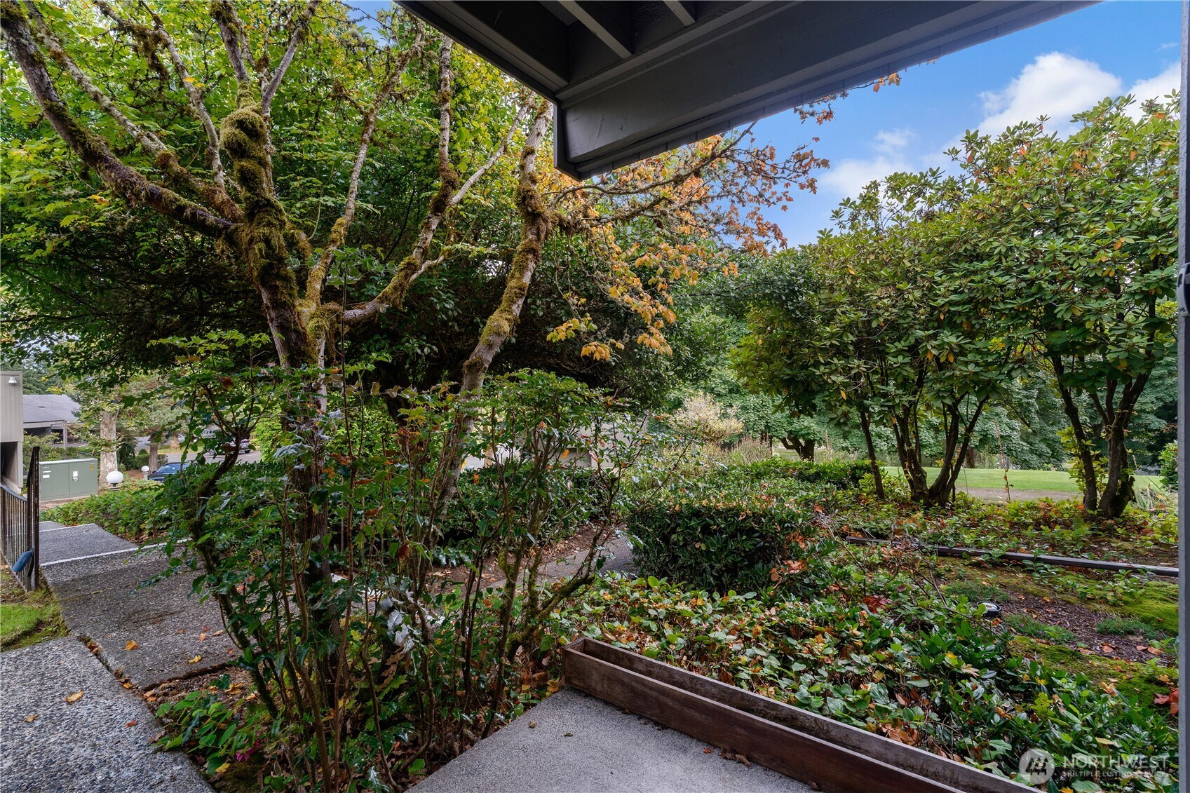 View standing at front door