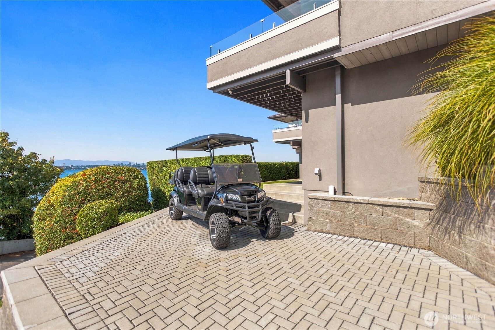 Dedicated golf cart parking makes for an easy ride down to the shared waterfront and dock access!