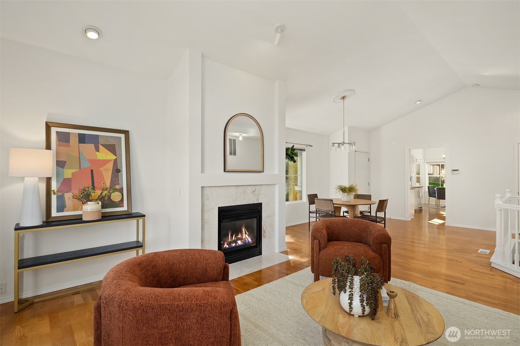 A level entry & extra wide doorways make this home remarkably accessible.